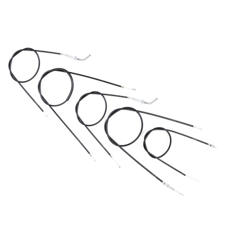 Bowden cable kit for NSU Quickly moped N23/S23 2-speed - black