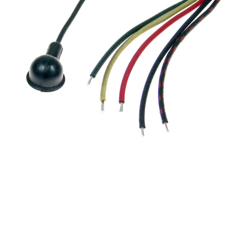 Cable harness with cotton + circuit diagram for NSU 250 OSL WH