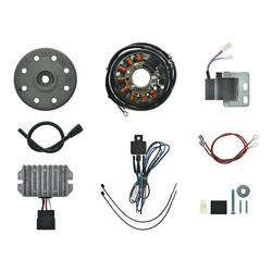 Magnetoelektryczny układ zapłonowy 6V 75W do MZ ES125,150 TS125,150 - W pełni elektroniczny
