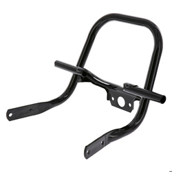 Support Bar with Turn Signal Holder for SIMSON SR50, SR80 - Black, ø 15 mm