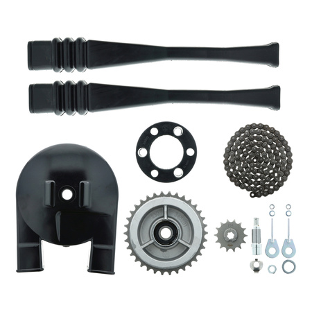Large chain kit with drive set for Simson SR4-2 SR4-3, chain case made of Bakelite
