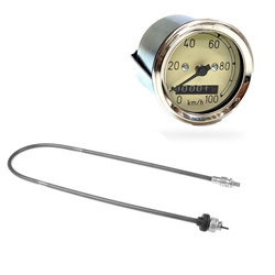 Prędkościomierz ø60mm + linka prędkościomierza szara dla IWL Berlin Pitty Wiesel