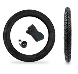 2.25x16 Tire, Tube & Rim Tape 38J for Moped Puch Zundapp Hercules Kreidler