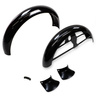 2x Mudguards (front w/ brace) + Mudflap & Bracket for Simson S50/S51