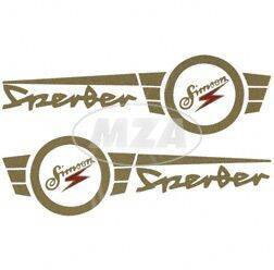 Simson SR4-3 Sperber Fuel Tank Decal Set (Left & Right)