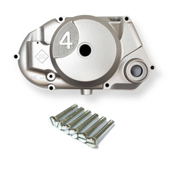 Kupplungsdeckel DZM 4-Gang Schlitzschraube für Simson S51 S70 SR50 KR51/2 silber