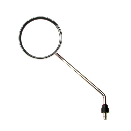 Mirror Ø118 M8 Left for Simson S51 Moped – Chrome