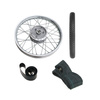 Simson 1.6x16 Spoked Wheel & Tire - Brushed Alu S50/S51/KR51/Duo/SR4