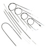 Bowden Cable Set + Speedo Cable for SIMSON KR50 (8pc) - Black