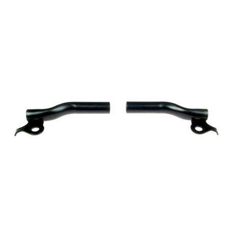 (Pair) Front indicator bracket (square) black suitable for Simson SR50 SR80