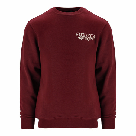 Sweater "SIMSON Lifestyle" Color: blackberry, Size: XXXL