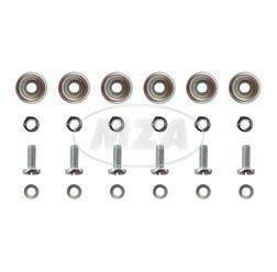 Mounting Kit for Aluminum Footboards for Simson Schwalbe KR51/1 KR51/2