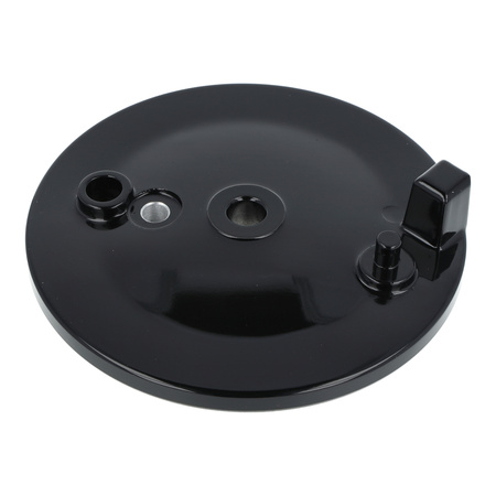 Bremsschild hinten für Simson S50 S51 S70 KR51/2 – Schwarz, mit Bohrung