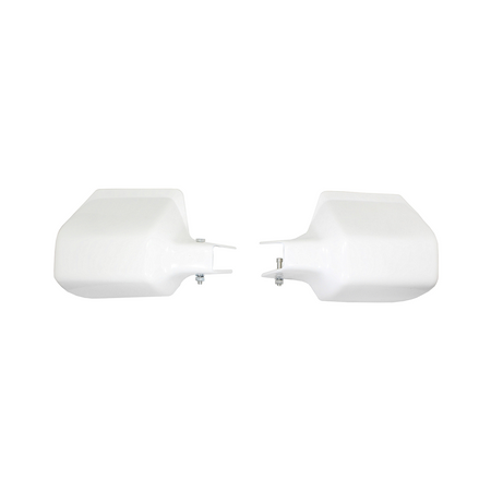 White Handguards/Hand Protectors Set for MZ ETZ Motorcycle