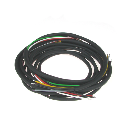 Cable harness for DKW KM 200, KS 200 with colored circuit diagram