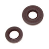2-Piece Brown Motor Shaft Oil Seal Kit (Simmerring) for Simson SL1