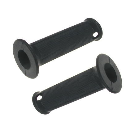 Pair Handlebar Grips with Hole for Simson AWO KR51 SR4, MZ RT125