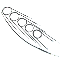 Bowdenzugsatz + Tachowelle für Simson SR50, SR80 (6-teilig) europäische Prod.