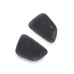 Pair Knee Pads Tank Protector Rubber for MZ ES 250/2 Trophy, Black