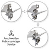  Anschweißen Fußrastenträger für Simson SR4-2 SR4-3 SR4-4 Star Sperber - Service