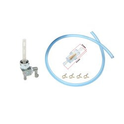 Fuel Tap (Petcock) + Filter + Hose Kit for Simson SR1 SR2 SR4 S50 S51