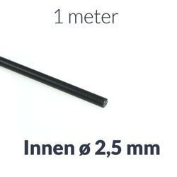 1m Black Bowden Cable Housing 2.5mm for Moped/Motorcycle Brake/Clutch/Gas