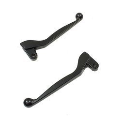 Handbrake lever + clutch lever (aluminum) for Simson S50 S51 S70 SR50 -black