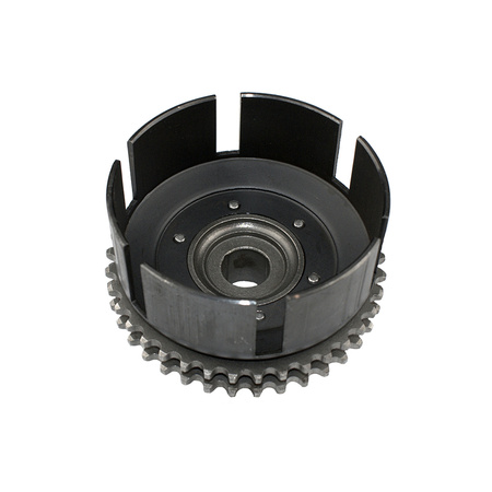 Clutch basket + sprocket (double-sided) suitable for MZ ES TS ETS ETZ 125, 150