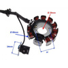 Stator, Zündsystem mit 11 Spulen für GY6 4T Scooter, für Zipp, für Romet