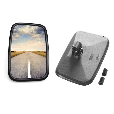 Rearview mirror outside mirror Univers. Truck tractor excavator MB Transporter 250x165 L = R