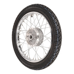 Complete Front Wheel - Steel for SIMSON Duo, KR51/1, S50