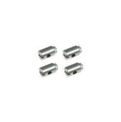 4x Schraubnippel 5x7mm Klemm Nippel für Gaszug Bowdenzug Seilzug Universal