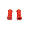 Footpeg Rubber Pair for Simson S50 S51 S53 S70 S80 KR51 SR4 SR50 SR80 - Red