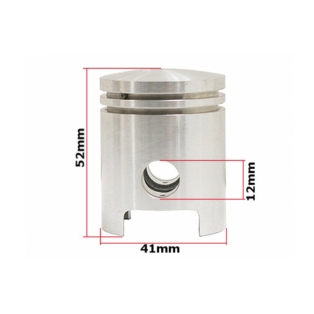 Set Zylinder 60ccm ø41 + Kopf + Dämpfungsgummis für Simson S51 S50 SR50 KR51