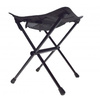 Folding stool compact and practical for camping and motorcycle trips