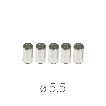 5x Bowden Cable End Caps Ø5.5mm for Moped & Motorcycle