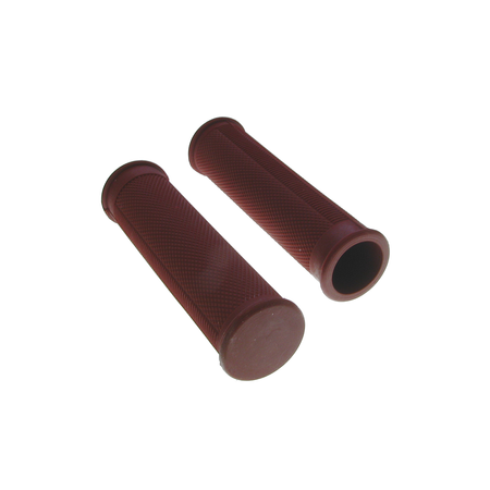 Grips (open / closed) straight for IWL, NSU Konsul - red