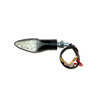2x LED Turn Signals M8x1.25 12LED Front/Rear ATV Scooter Black (E)