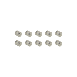 10x slotted nipple mounts (8x9mm) for Bowden cables, brake levers, clutch levers
