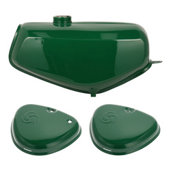 Fuel Tank Set for FERO S51, S70 – Billiard Green with Wirbel Logo