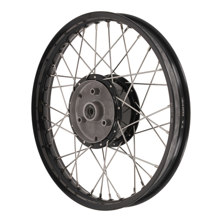 Spoked Rim 1.50x16 for SIMSON DUO, KR51, S50-S53, S70, SR4, Black