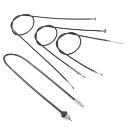 Bowden cable & speedometer cable kit for Triumph BDG 125L (4pc)