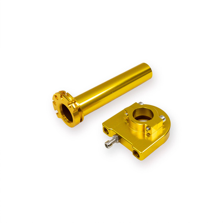 CNC Aluminum Quick-Twist Throttle for Simson S50/S51/S53/S70 SR50 - Gold