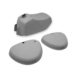 Tank Set + 2x side covers for Simson S53 also S50 S51 - primed