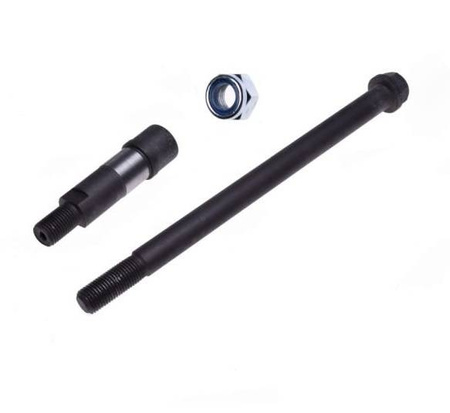Rear axle kit: short + long axle + nut for MZ ETZ 125/150