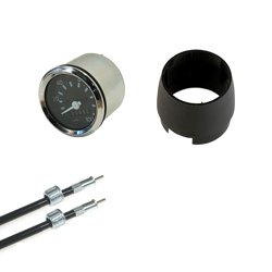 Speedometer 100 km / h + speedometer cover ø60mm + speedometer cable for Simson S50 S51 S70