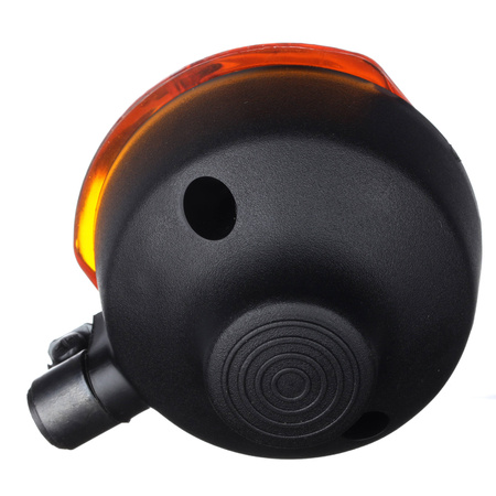 Indicator with E-mark in front (black / orange) for Simson S50 S51, MZ TS ETZ