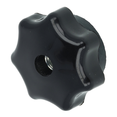 Black M6 star knob nut for Simson KR51, SR4, SR50, SR80
