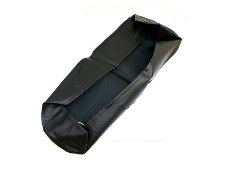 Seat cover suitable for Jawa 50 Mustang - black, structured