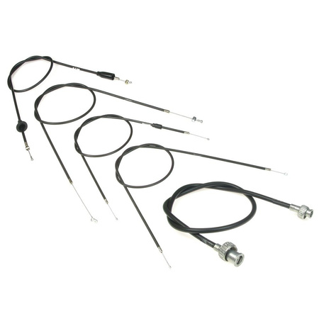 Bowden Cable Kit & Speedo Cable for MZ ETZ 250/251/301 (5pc)